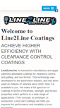 Mobile Screenshot of line2linecoatings.com