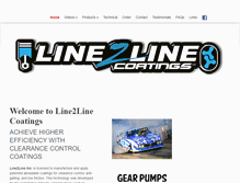 Tablet Screenshot of line2linecoatings.com